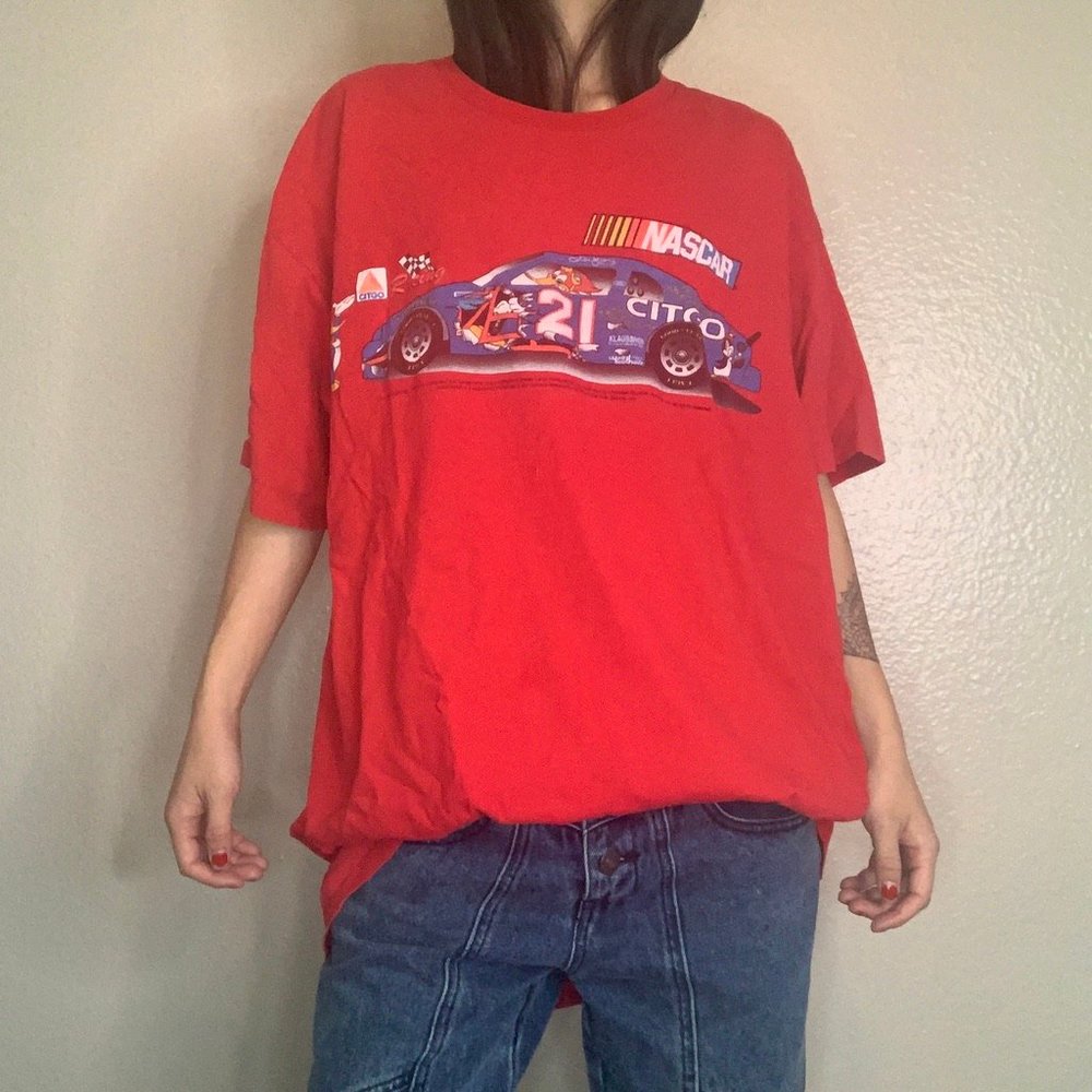 Vintage Cartoon Nascar T-shirt